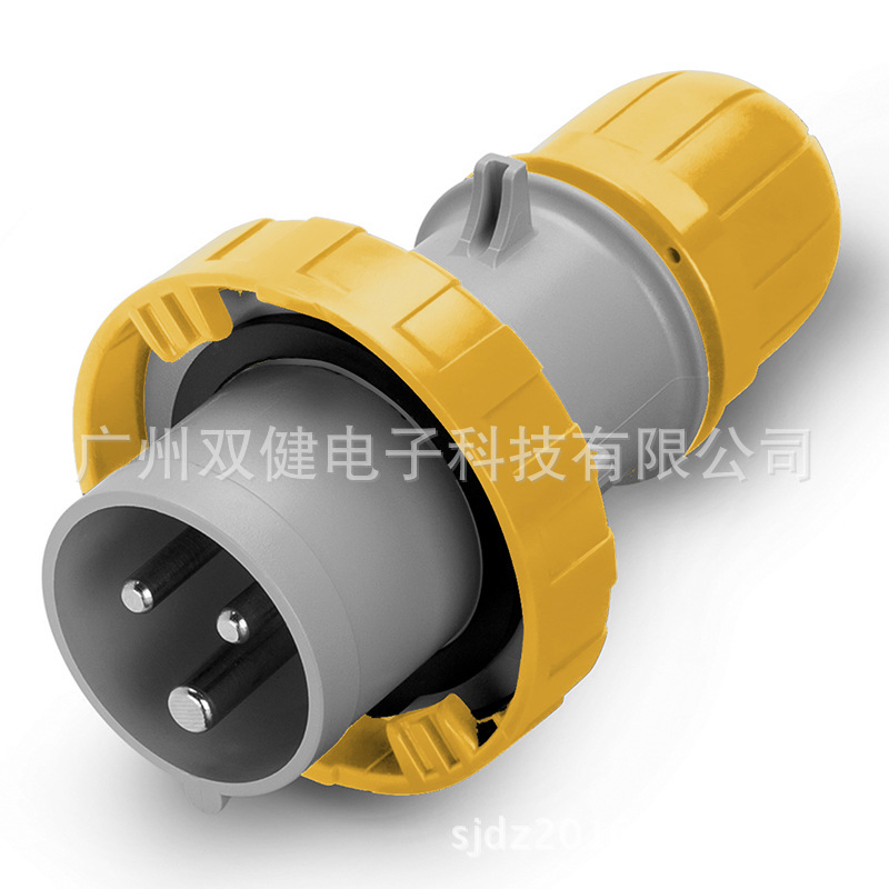218.6330 防水工业插头63A-4h/3P IP67 cee插头 110v插头
