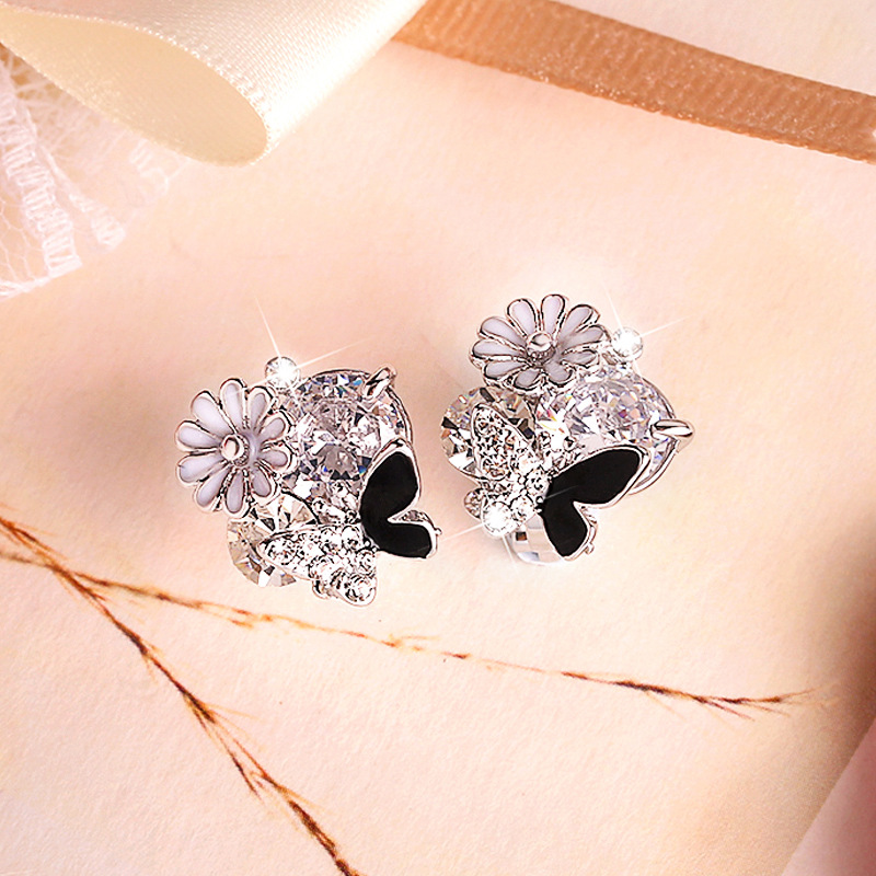 Alloy Korea Flowers earring  Alloy  Fashion Jewelry NHAS0411Alloypicture4