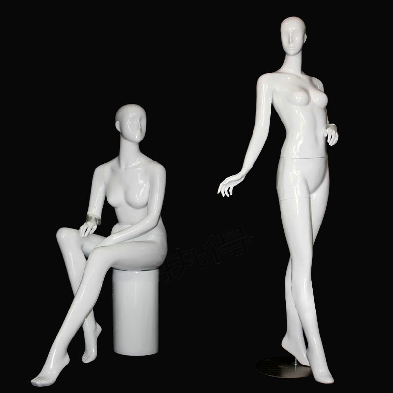 Glass mannequin head full body