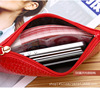 Long small clutch bag, wallet, 2023 collection, Korean style, crocodile print, wholesale