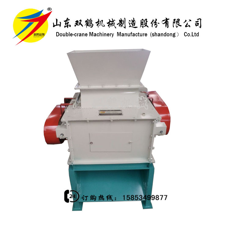 对辊式破碎机，双棍式玉米大豆高粱破碎机，破碎大小可调粉末少