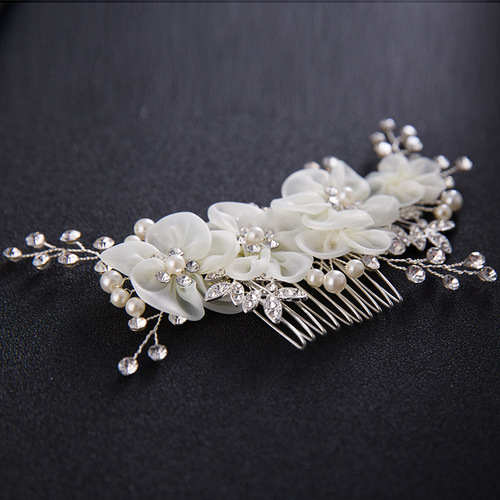 Hairpin hair clip hair accessories for women Style Niang headdress hair comb alloy Niang water diamond haircomb wedding accessories