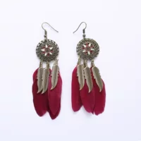 Серьги-маркет элези этно-кисть tassel?