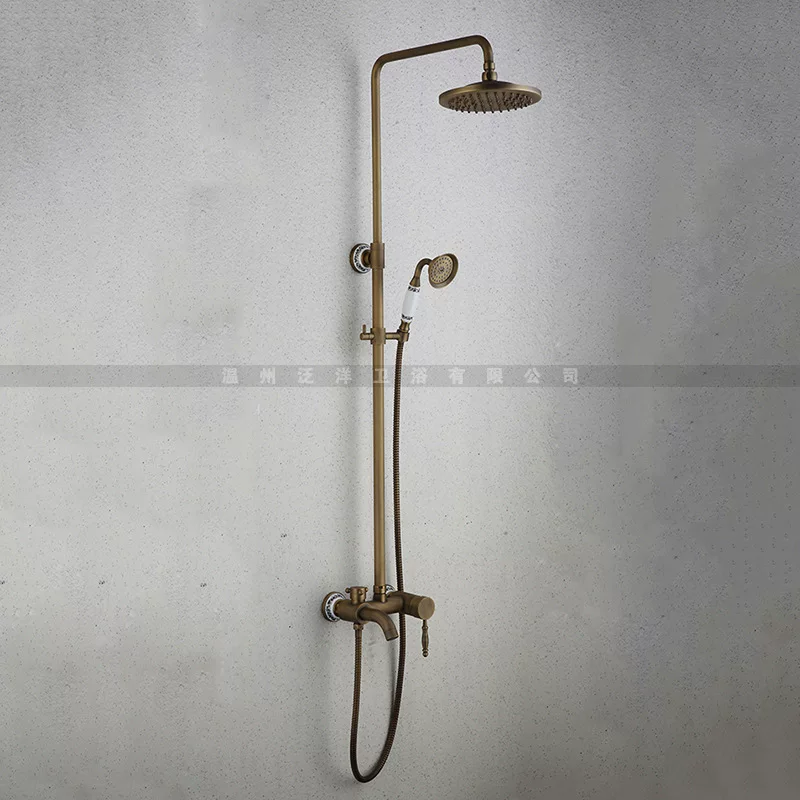 Душевой набор на стену комплект душа верхний распылитель для ванной душевая наборная система