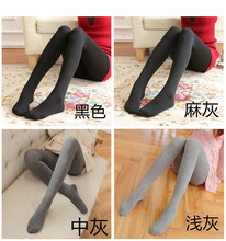 春秋款 显瘦无缝踩脚裤 单层薄款七彩棉打底裤 棉连裤袜