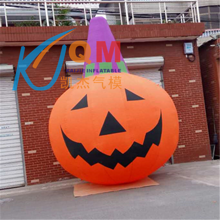 充气新款可爱南瓜充气气模灯气模万圣节气模 南瓜头装饰气模