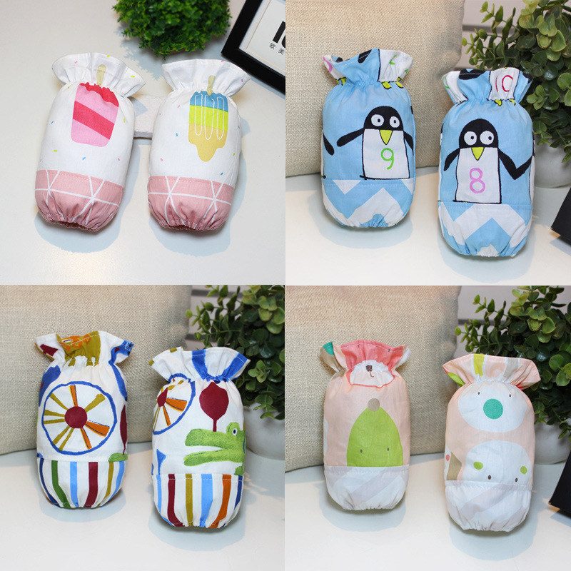 [Both with]children Korean Edition lace Sleeves Female baby pure cotton Cartoon sets Sleeves child Sleeves Manufactor