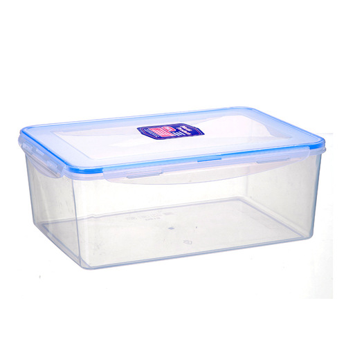 5 liter large capacity food grade transparent PP commercial crisper manufacturer refrigerator special microwave sealed storage box
