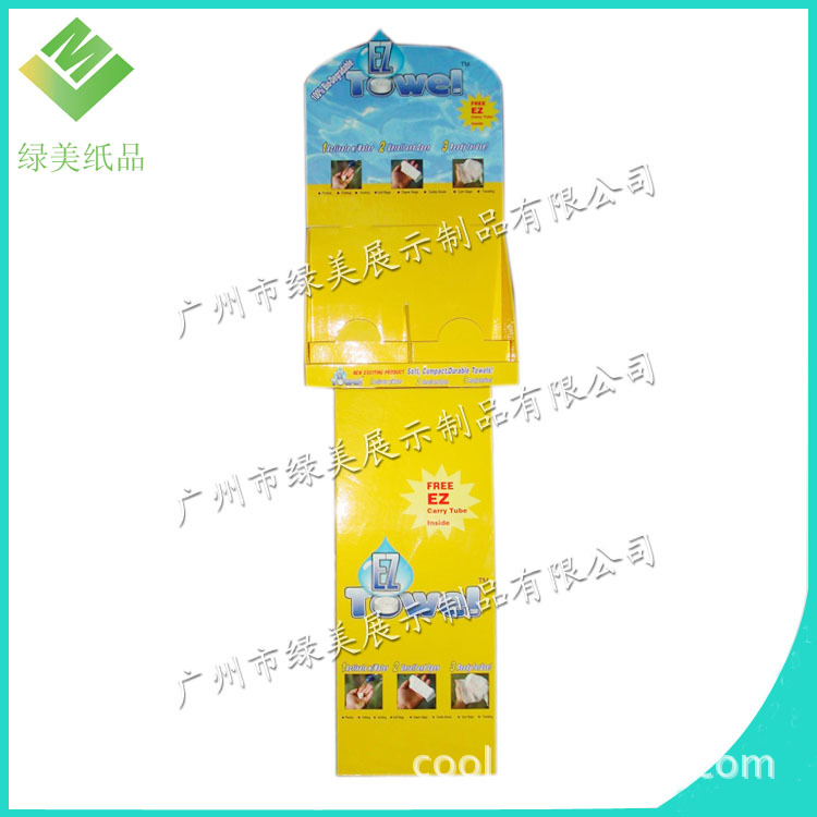 卖场陈列架 落地式纸展示架 商品陈列展示架 纸货架厂家