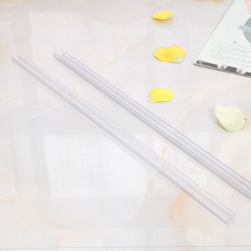 PVC透明塑料管灯带槽底座各规格可定制挤出塑料灯罩