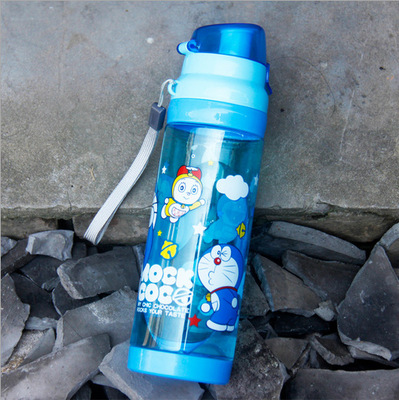 新款650ml太空杯卡通运动水壶 超市市场可定制LOGO厂家直销批发|ms