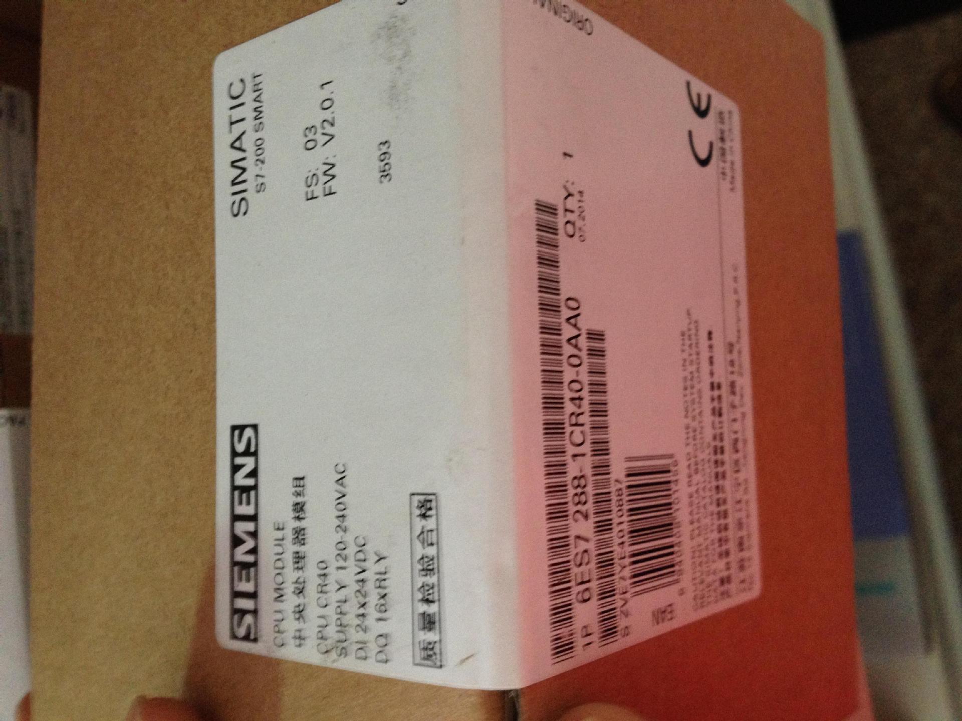 PLC S7-200 SMART CPU CR40 6ES7288 6ES7 288-1CR40-0AA0