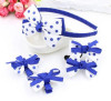 Children's headband, fresh set, hairgrip with bow, hair accessory, Korean style