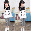 Uniform, set, elastic summer vest, children's clothing, suitable for teen