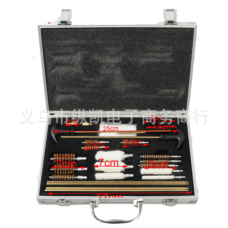 速卖通亚马逊eaby热销铝箱全套铝合金管刷棉刷钢丝刷组合清洁工具