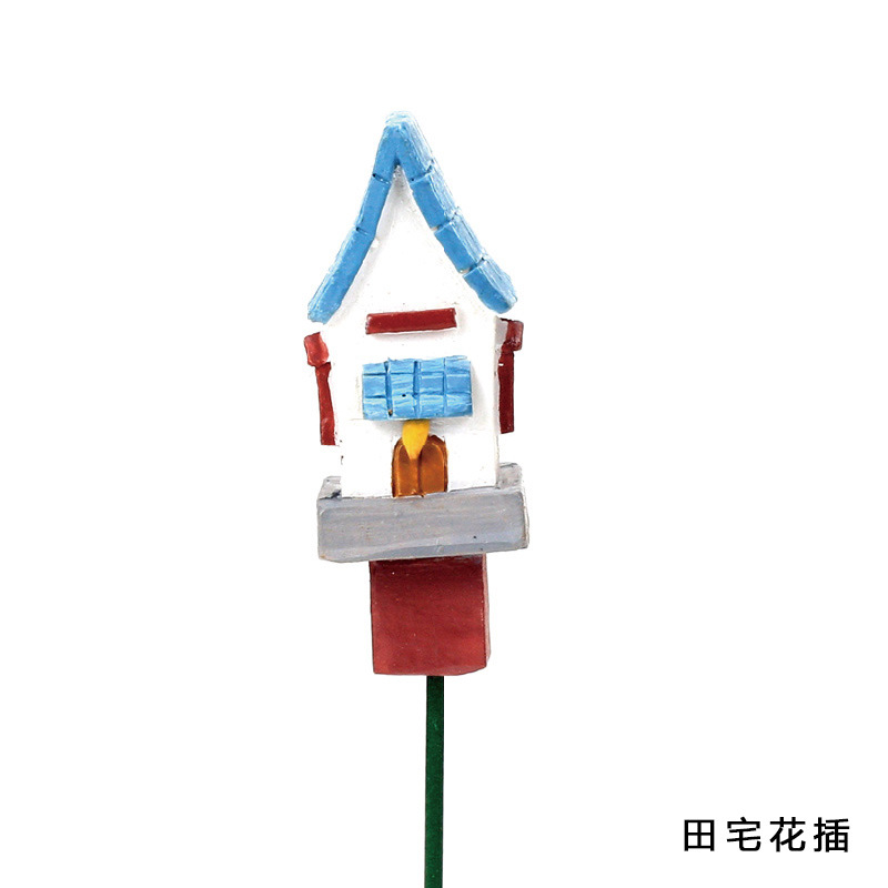 Que cắm hoa đồng quê cổ tích Zakka, phụ kiện tiểu cảnh và chậu cây mọng nước DIY (RG-282)