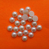 Supply DIY jewelry accessories ABS imitation pearl semi -circular pearl environmentally friendly loose bead plastic bead manufacturers direct sales