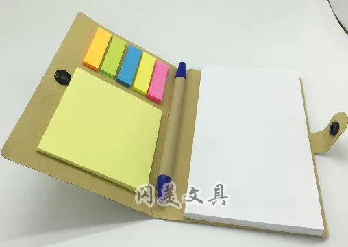 大量特价供应纸质笔记本活页本 线圈本带笔