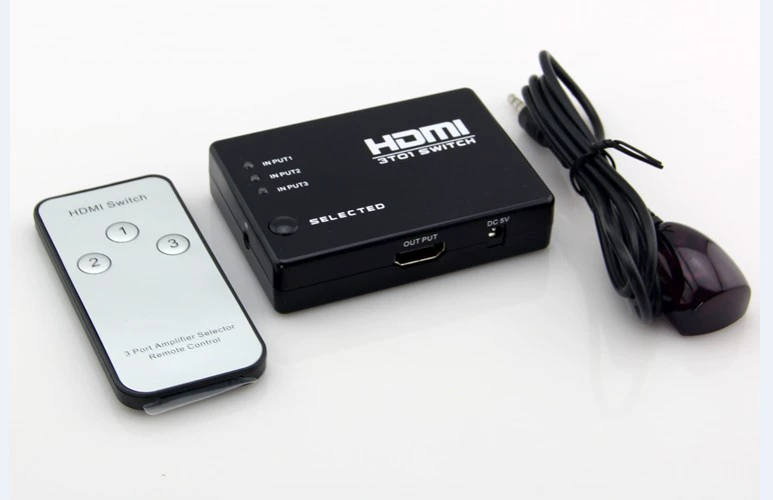 HDMI коммутатор 3 в 1, HD видео переключатель