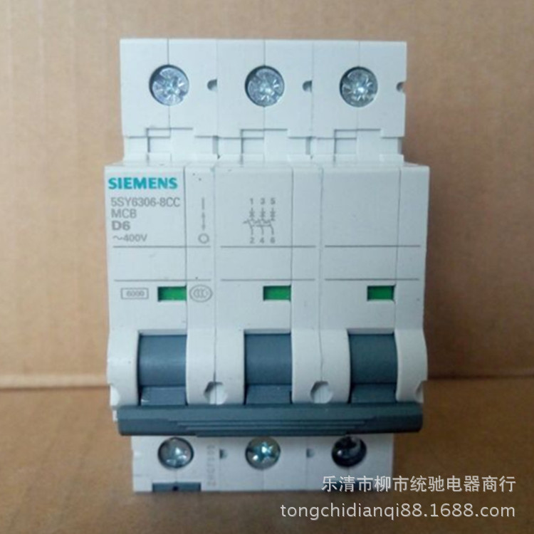 SIEMENS/西门子 小型断路器5SY6306-8CC D型 3P 6A