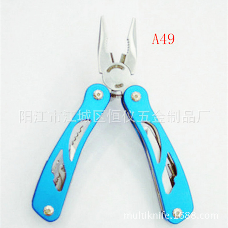 厂家供应镂空铝片刀钳，尖嘴户外野营工具钳