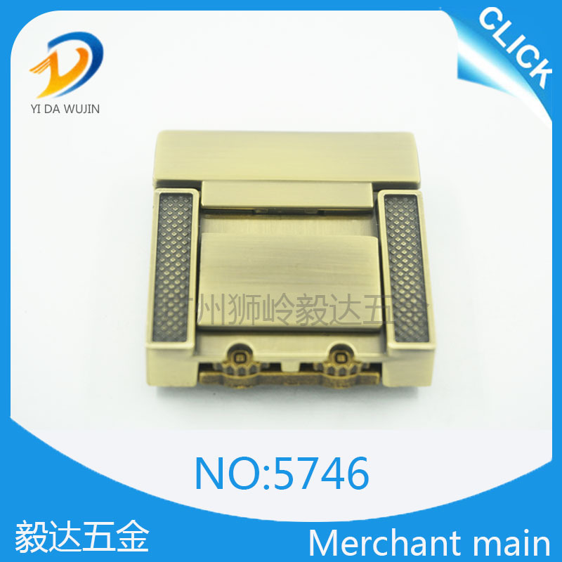 新款仿古密码锁扣 插扣配件 笔记本手袋D扣五金装饰扣热卖