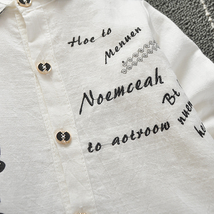 Chemise garcon à manche longue - Ref 2075820 Image 25