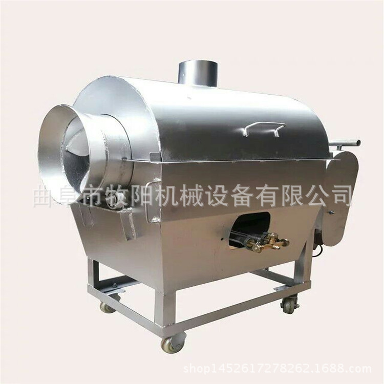 定做各种型号不锈钢滚筒炒货机