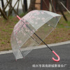 Fuchsia children's small fresh umbrella for elementary school students, increased thickness