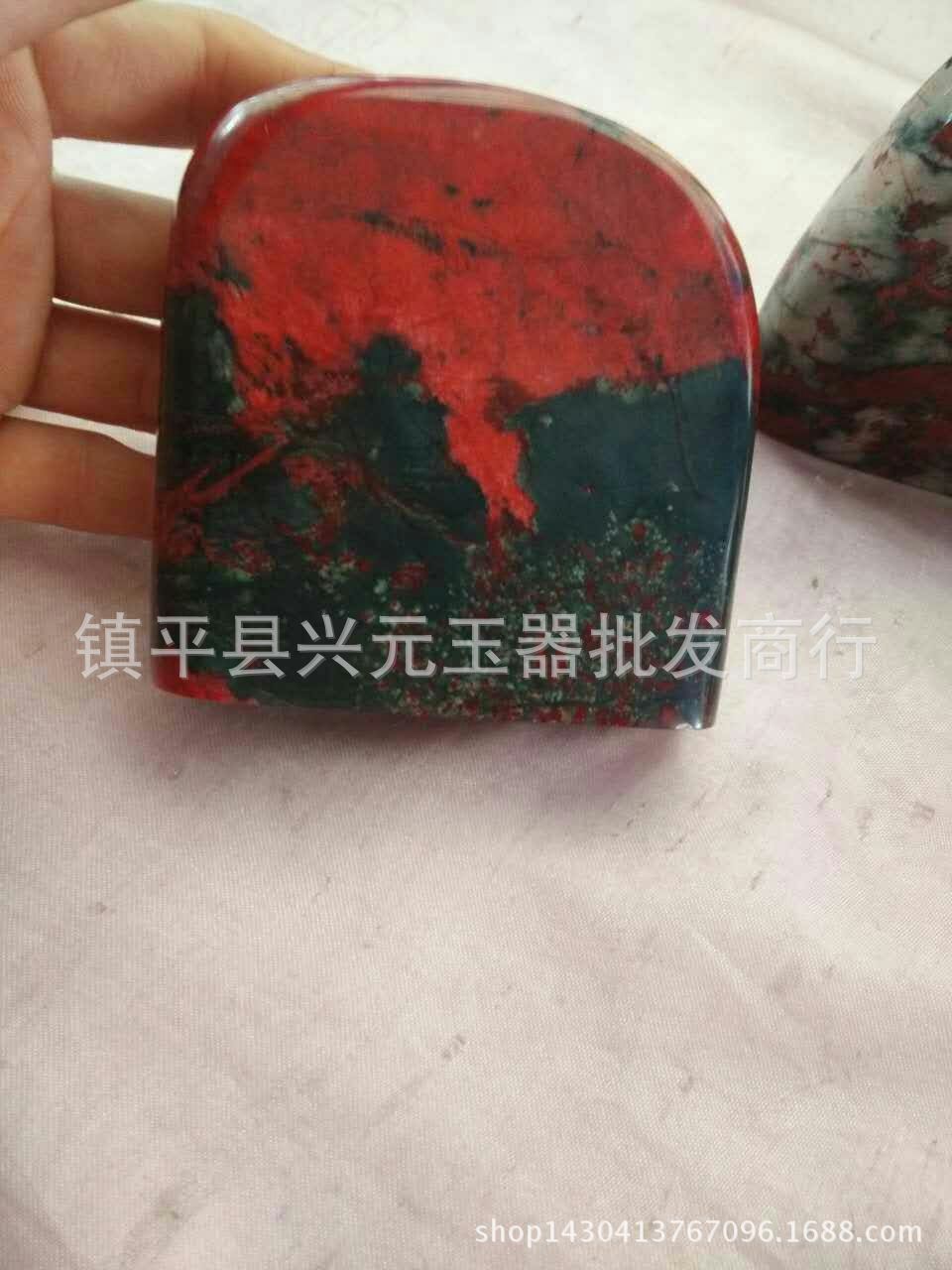 (2개) 난양 제조업체, 천연 복숭아 꽃 옥 장식 매화 옥 장식품 판매
