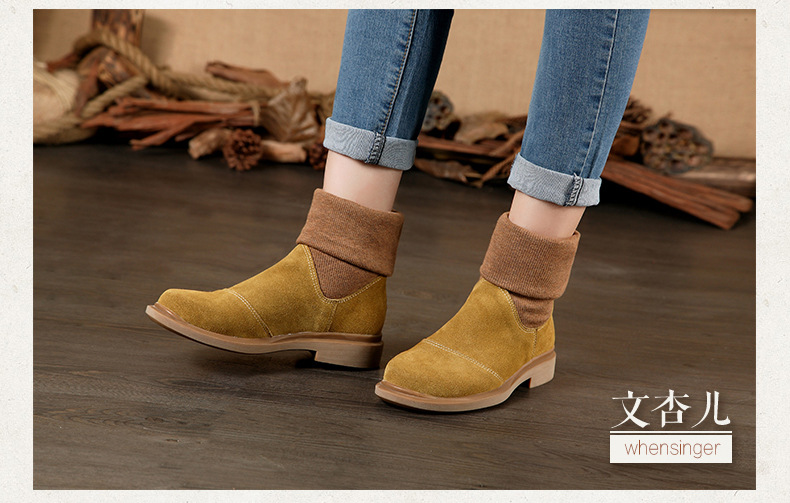 Bottes femme WEN XINER en En cuir - Ref 3355544 Image 52