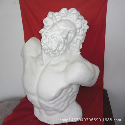 拉奧孔石膏胸像高88cm廠家直供石膏幾何體五官手腳挂面像批發零售