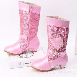 儿童高跟高筒靴子_儿童高跟高筒靴子价格_儿