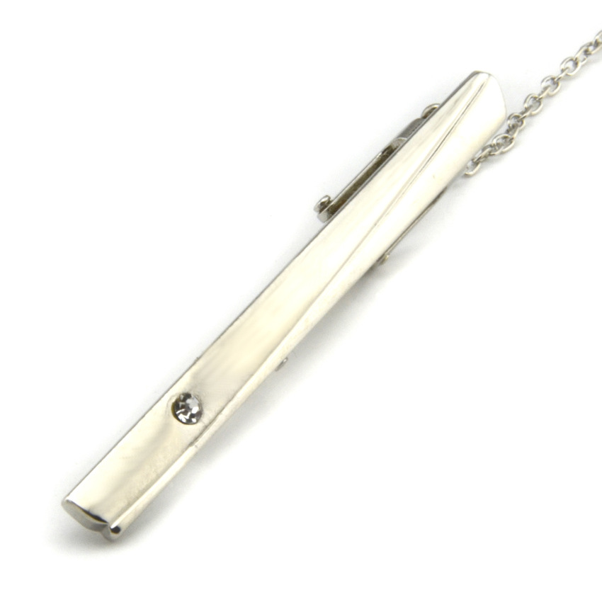 실버 타이 클립