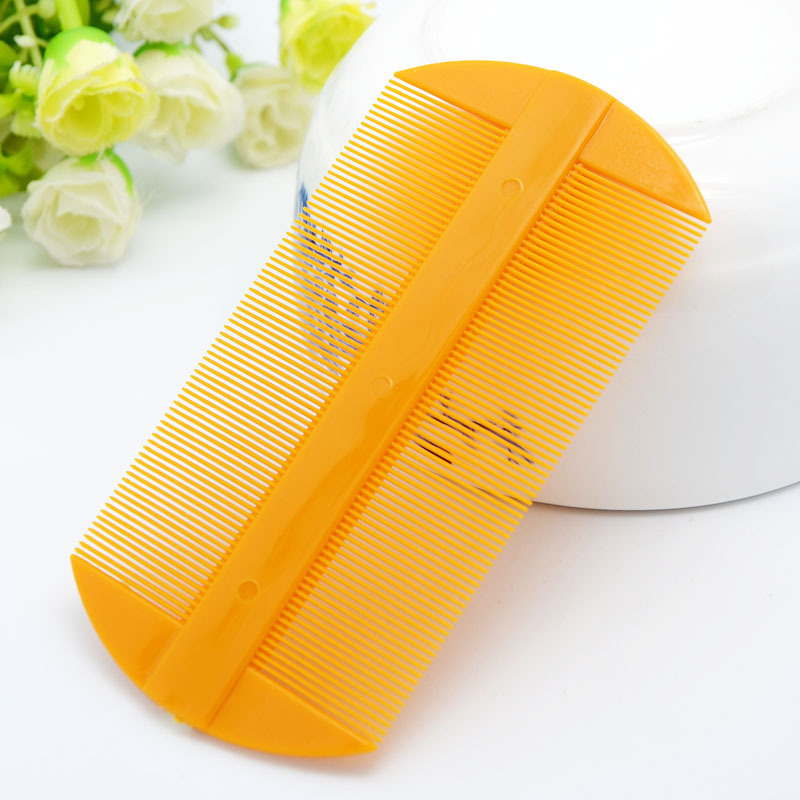 America comb Plastic Two-sided comb scalp Louse Stall Upset practical comb Hairdressing tool
