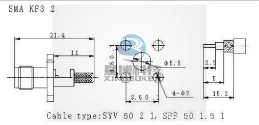 RF-соединитель SMA-KF3-2