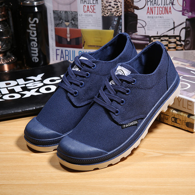 Manufactor Direct selling AliExpress On behalf of 2021 new pattern Men's Shoes Low canvas shoe outdoors gym shoes Trendy shoes