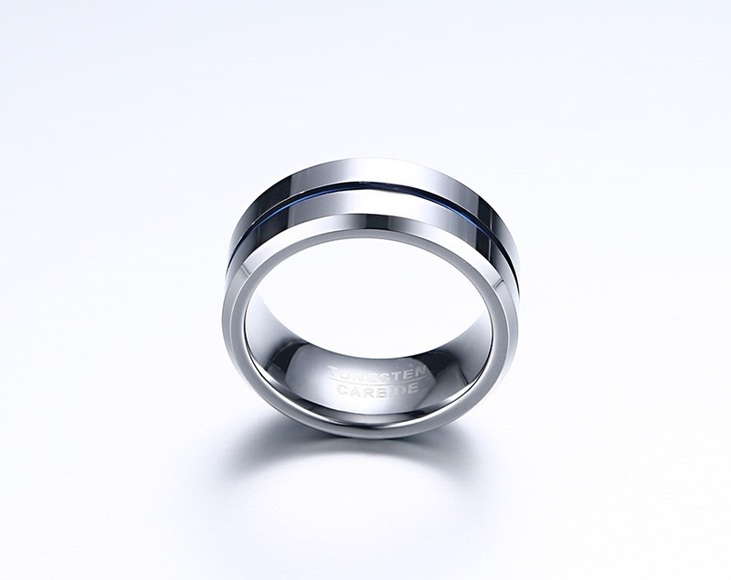 Fashion Letter Tungsten Steel Rings Plating Stainless Steel Rings