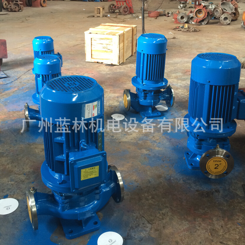 不锈钢热水管道泵 高温立式管道泵 IHG150-200B热水高温管道泵