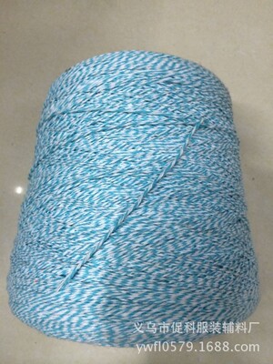 Wholesale Supply Two color tag rope Colored cotton rope Red and white black and white Green and White Bluish white Alternate Partnership Drawstring