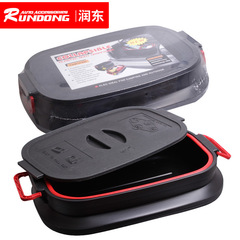 Car-mounted folding telescopic trash can, fishing bucket, home and car dual-purpose folding storage box, car-mounted storage box, storage box