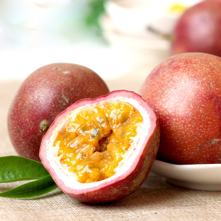 廣西百香果5/7斤盒裝 新鮮西番蓮40個左右關注新店果香妃更優惠