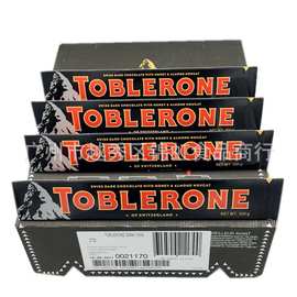 TOBLERONE瑞士三角黑巧克力100g20支/组4组/箱