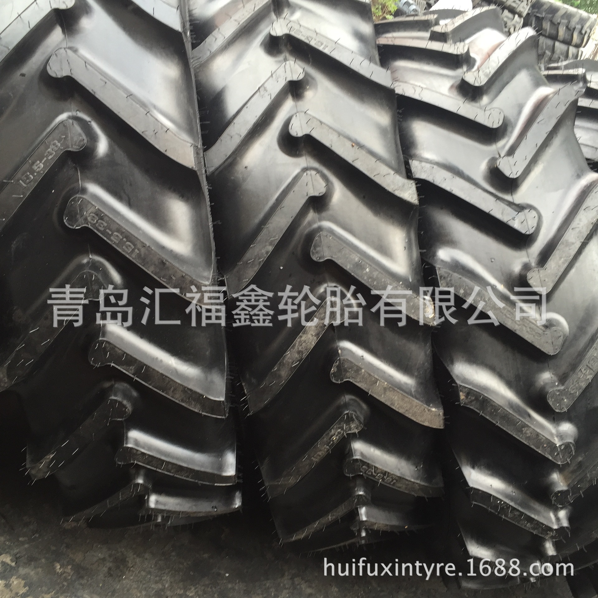 出口供应汇福鑫农业胎 人字拖拉机轮胎 15.5-38 R-1