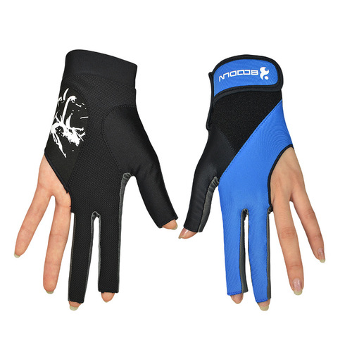 BOODUN/Boton billiards three-finger gloves accessories high elasticity comfortable sweat-absorbent Lycra billiards gloves single pack