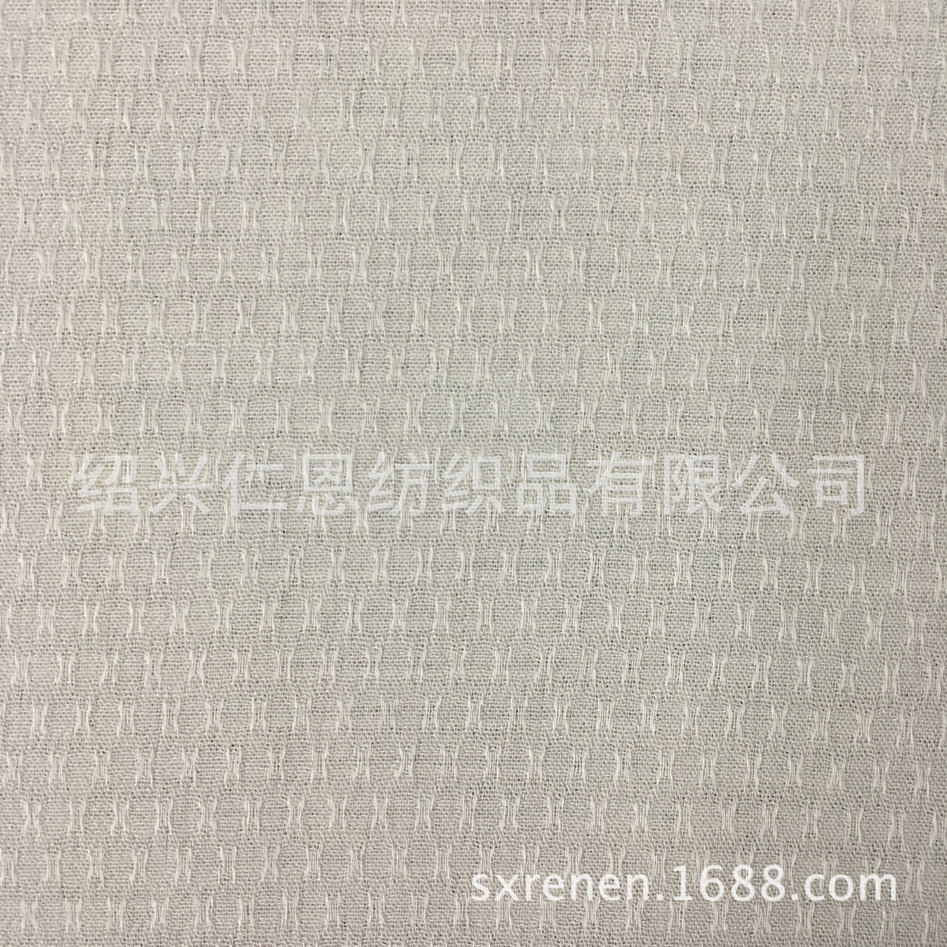 100%R梭织人棉60*30/90*51纯白色X形状小提花漂白布绍兴订购供应