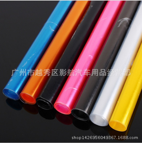 3-capa de luz brillante del coche que cambia de color de la película de los faros de color cambiante película de luz trasera película de la lámpara de niebla película transparente 30*120CM