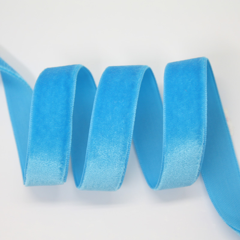 Yao Ming poliéster flocado cinta 3 puntos 1cm DIY accesorios para el cabello horquilla traje regalo embalaje cinta 323-850 image 9