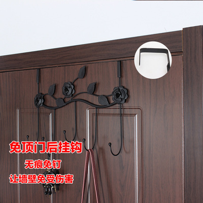 创意欧式铁艺免钉门后挂钩 简易无痕挂钩 金属创意挂钩 厂家批发|ru