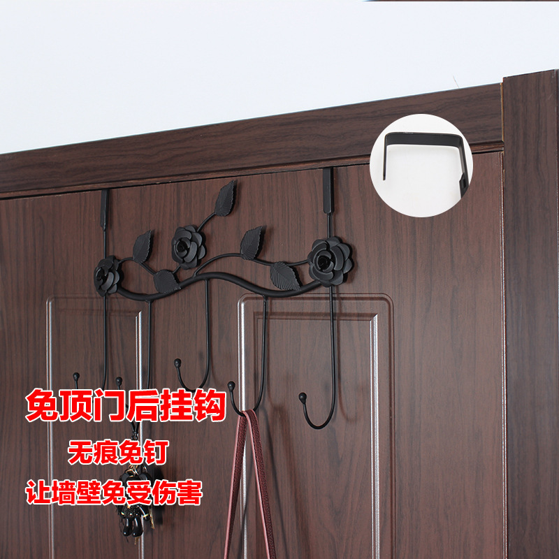 创意欧式铁艺免钉门后挂钩 简易无痕挂钩 金属创意挂钩 厂家批发|ru
